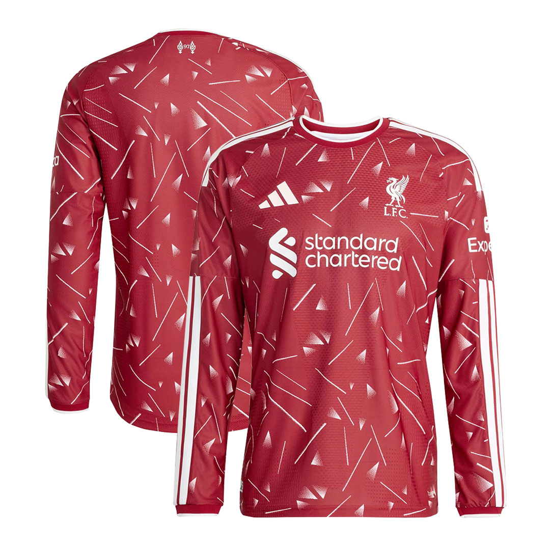Liverpool 2026-27 Home Long Sleeve Authentic Match Shirt