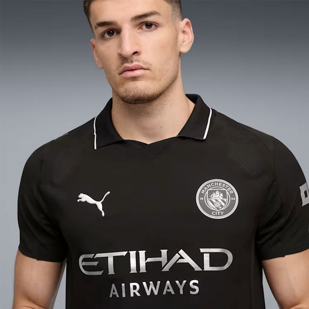 Manchester City 2025-26 Away Authentic Match Shirt - Image 7