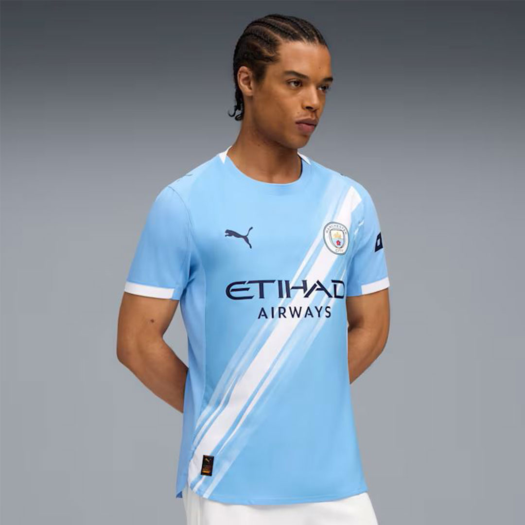 Manchester City 2025-26 Home Authentic Match Shirt - Image 2