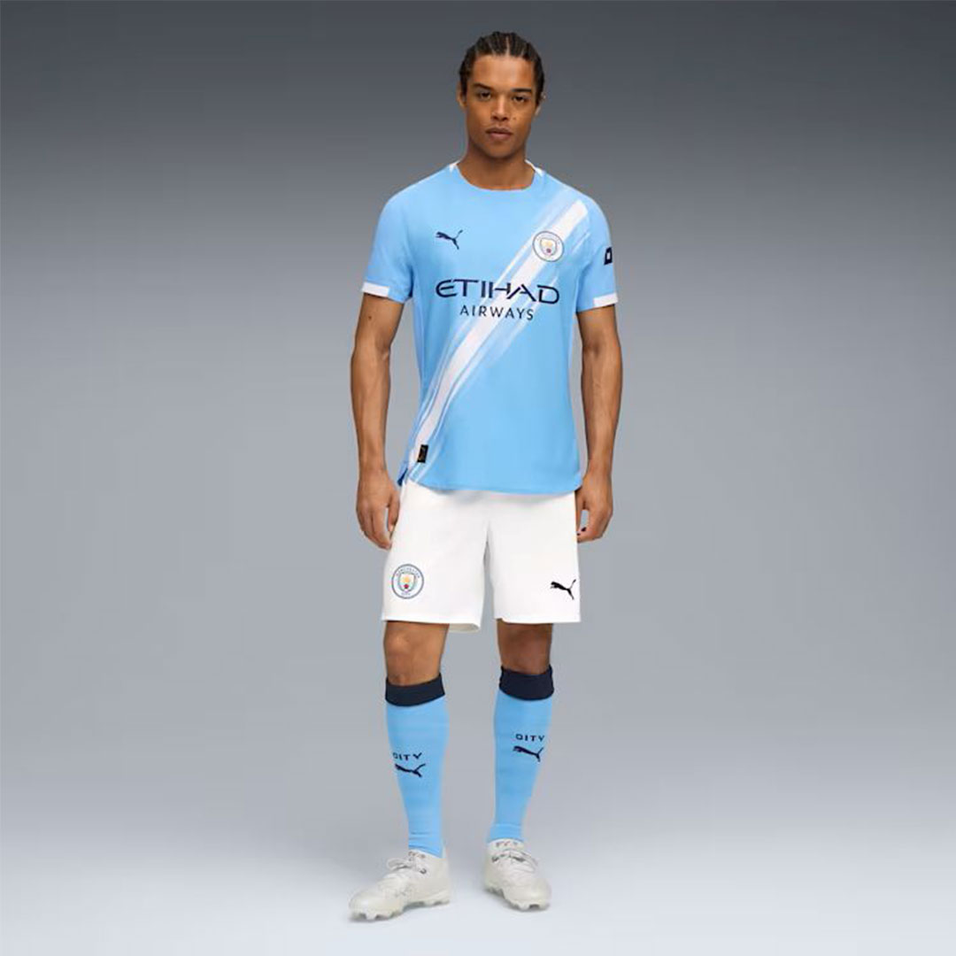 Manchester City 2025-26 Home Authentic Match Shirt - Image 8