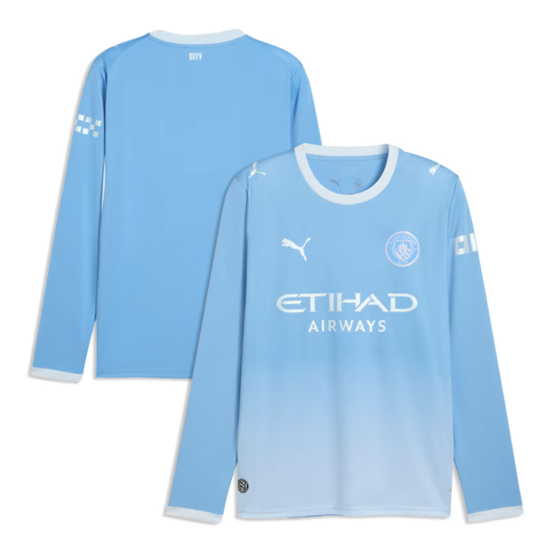 Manchester City 2026-27 Home Long Sleeve Shirt