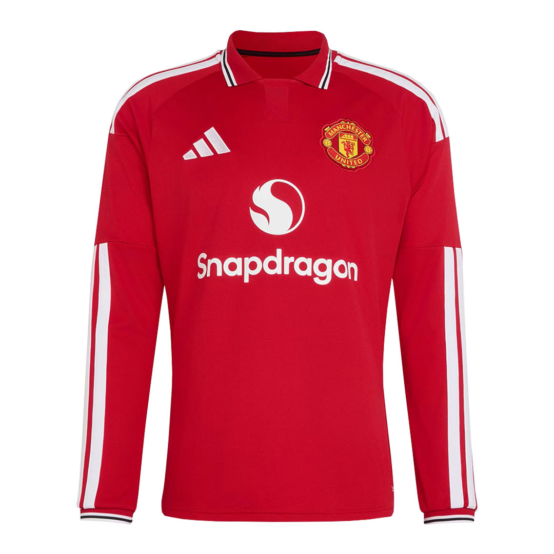 Manchester United 2026-27 Home Long Sleeve Shirt - Image 4