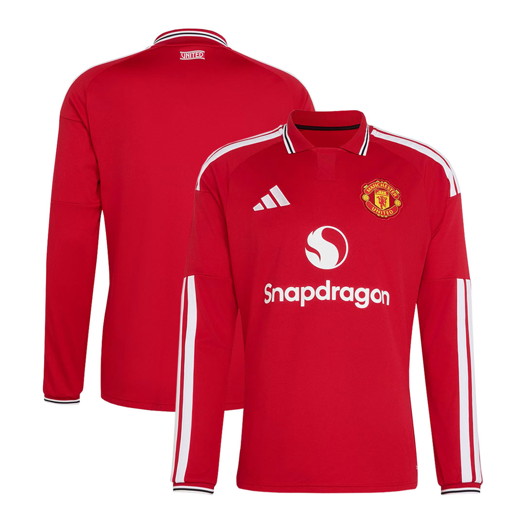 Manchester United 2026-27 Home Long Sleeve Shirt