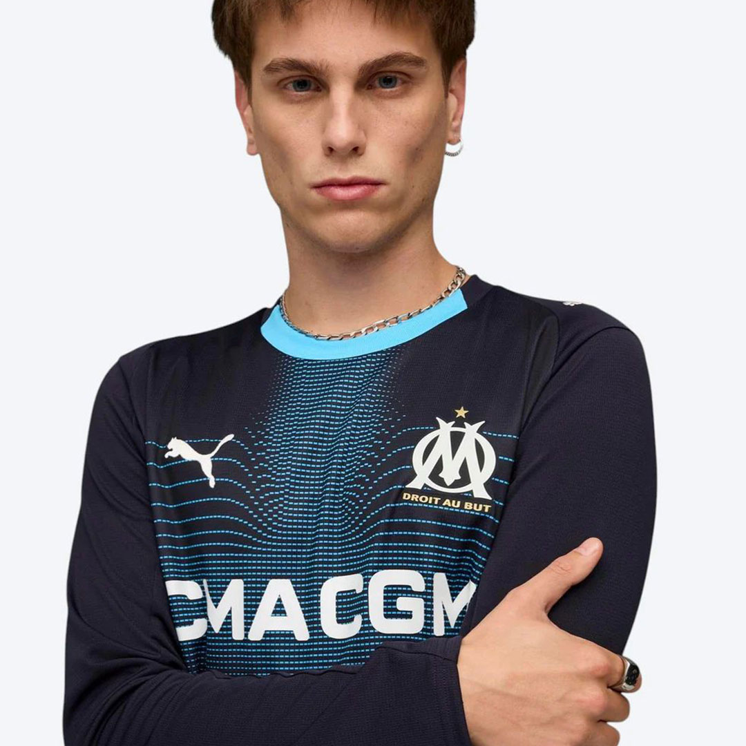 Marseille 2025-26 Away Long Sleeve Shirt - Image 4