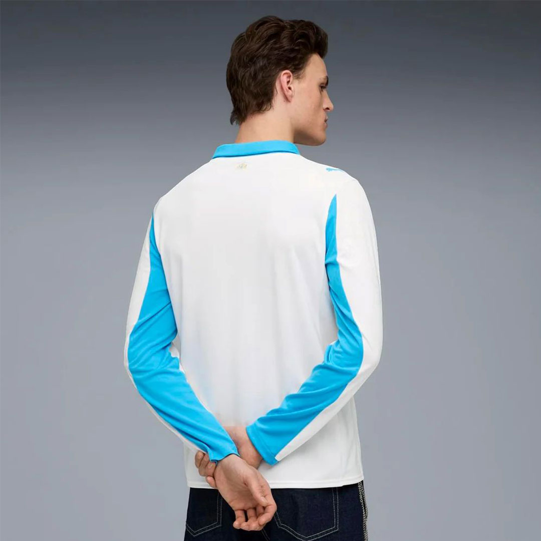 Marseille 2025-26 Home Long Sleeve Shirt - Image 3