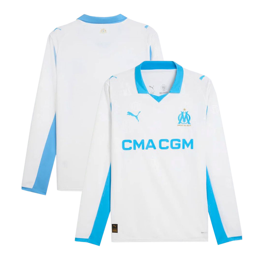 Marseille 2025-26 Home Long Sleeve Shirt
