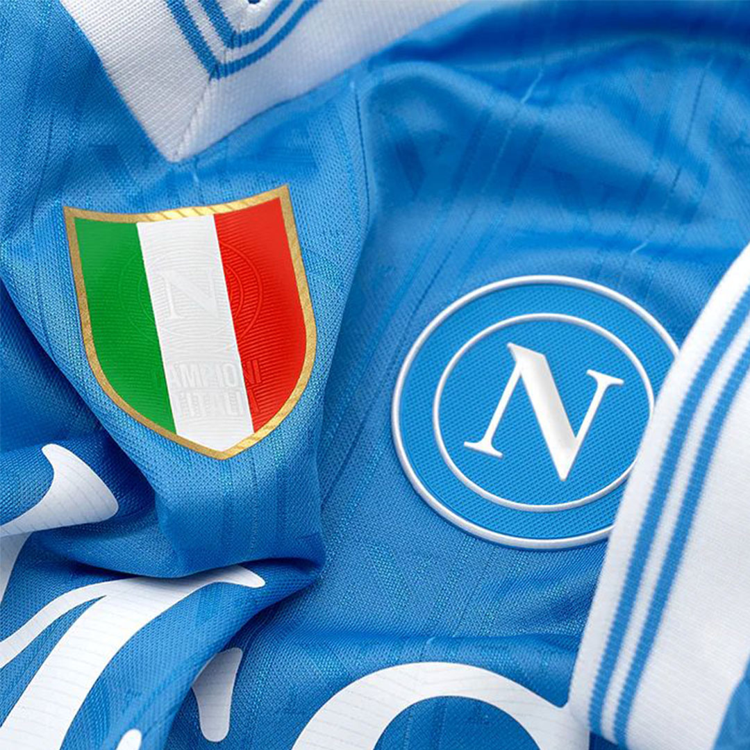 Napoli 2025-26 Home Authentic Match Shirt - Image 9