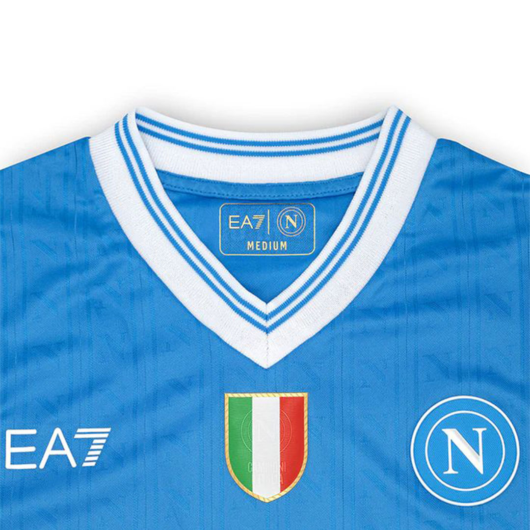 Napoli 2025-26 Home Authentic Match Shirt - Image 10