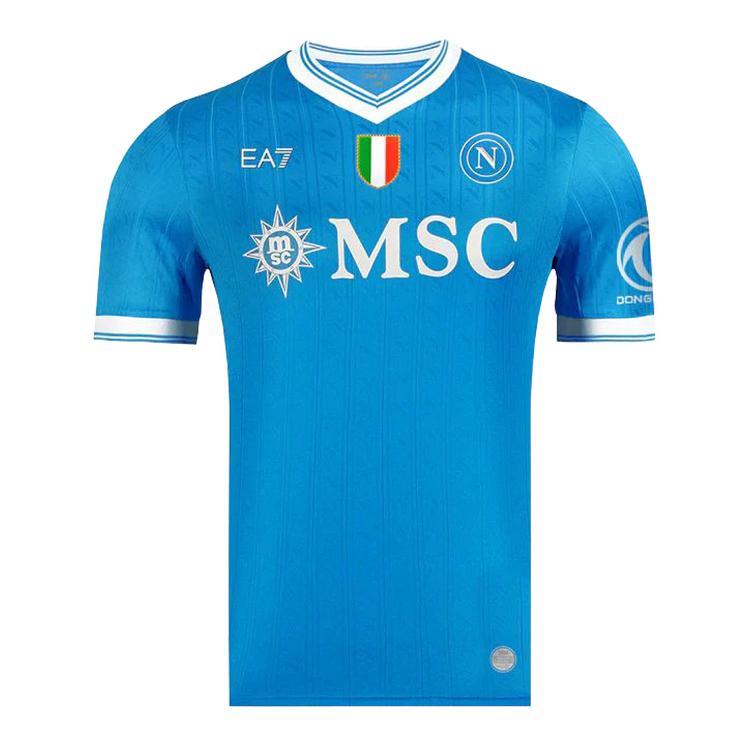 Napoli 2025-26 Home Authentic Match Shirt - Image 3