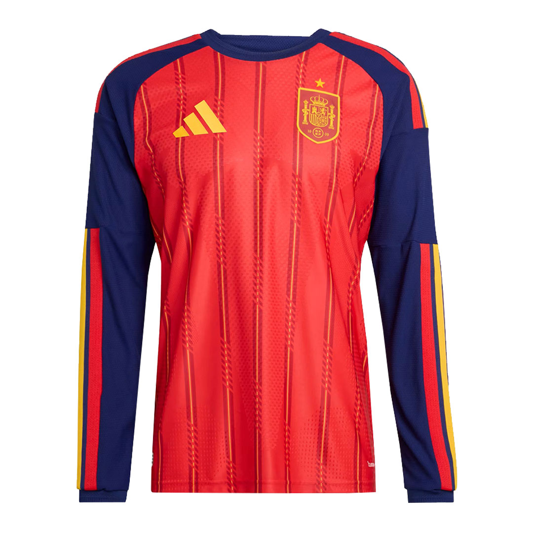 Spain 2026 FIFA World Cup Home Long Sleeve Authentic Match Shirt - Image 5