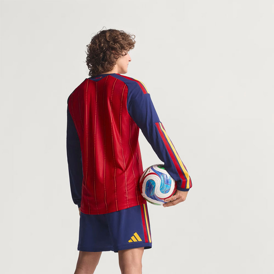 Spain 2026 FIFA World Cup Home Long Sleeve Authentic Match Shirt - Image 3