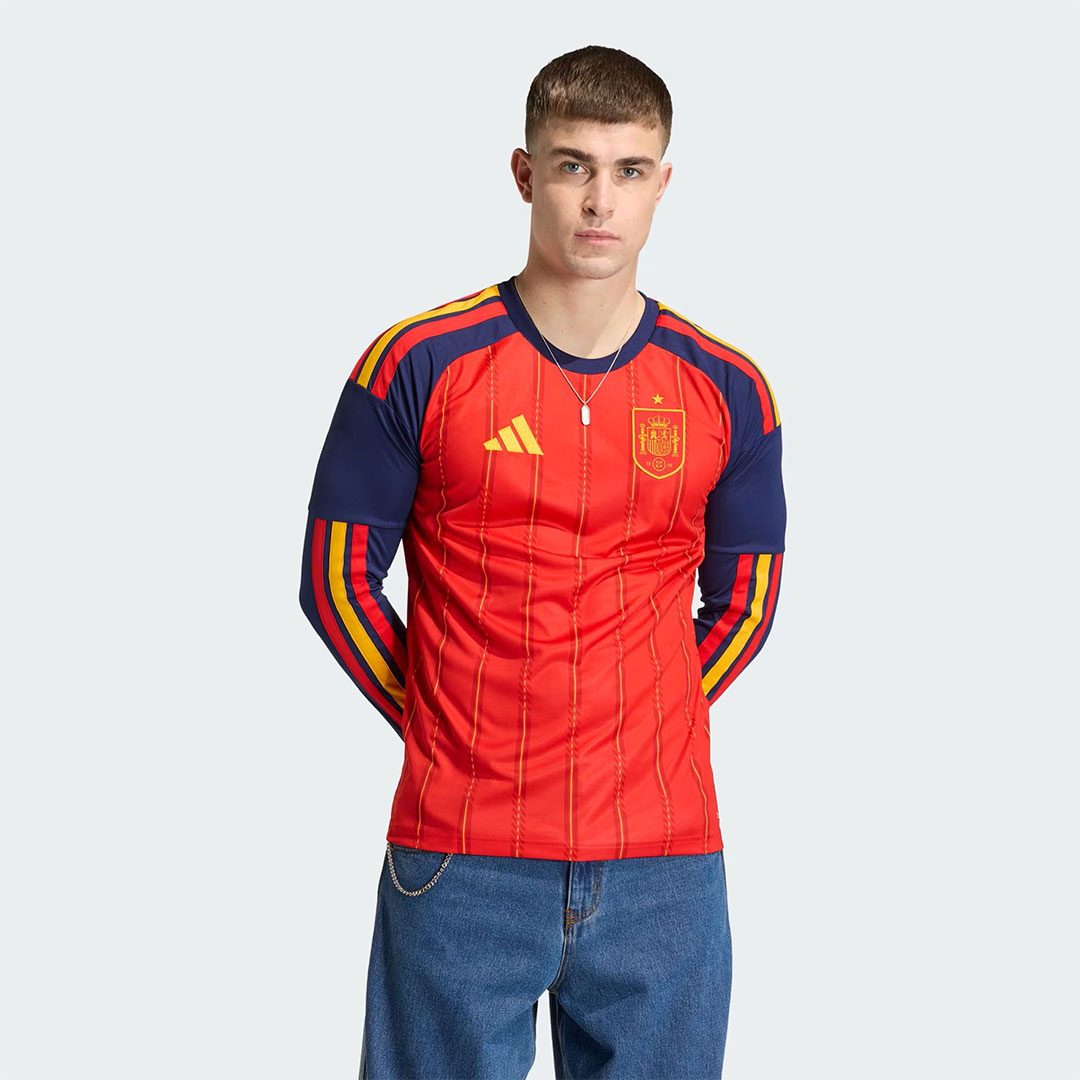 Spain 2026 FIFA World Cup Home Long Sleeve Shirt - Image 2