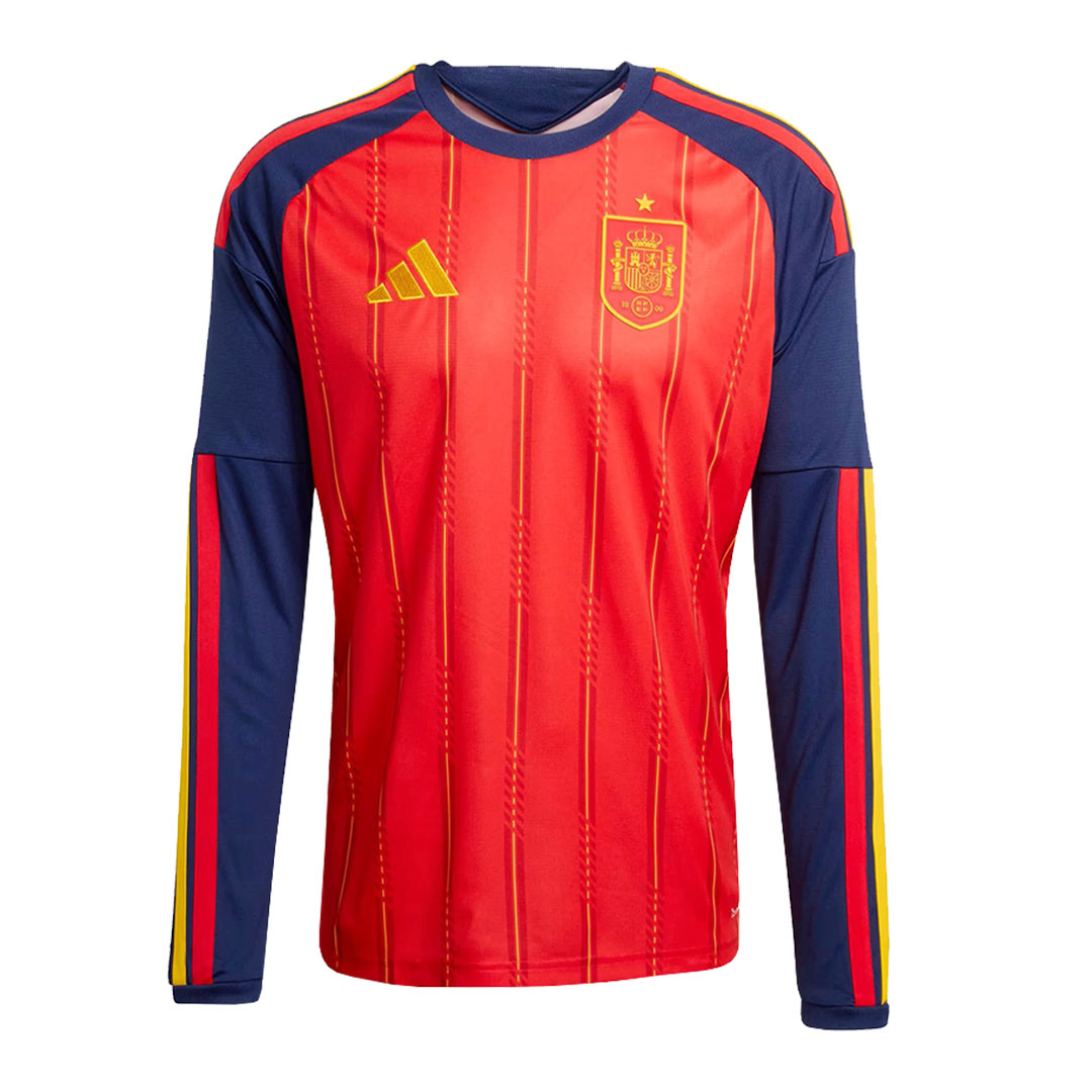 Spain 2026 FIFA World Cup Home Long Sleeve Shirt - Image 4