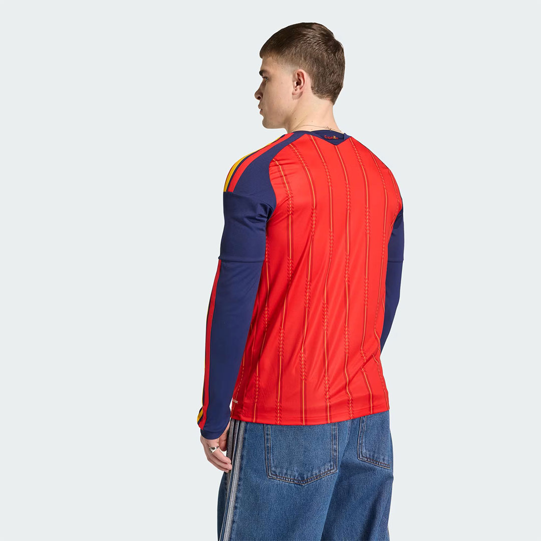 Spain 2026 FIFA World Cup Home Long Sleeve Shirt - Image 3