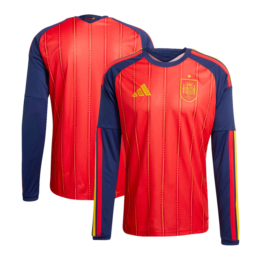Spain 2026 FIFA World Cup Home Long Sleeve Shirt