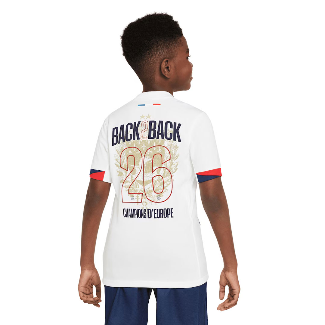 Kids Paris Saint-Germain 2025-2026 Away Champions of Europe 2026 Print Kit - Image 2